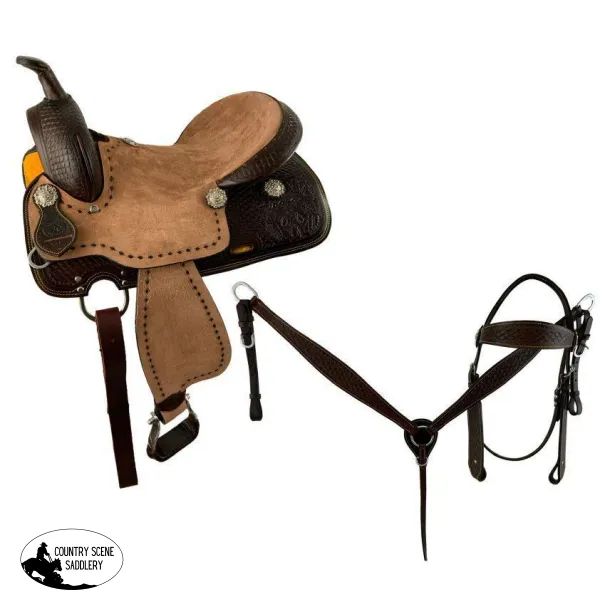 16" (Semi QH)  Youth Pleasure style saddle set