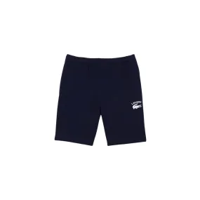 Bermuda Felpa Uomo Lacoste Blu Navy