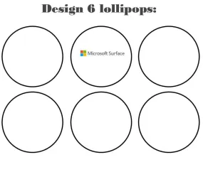 Customize your own 2D ball style edible image lollipop