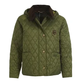 Giubbino Donna Barbour Tobymory Quilted Verde