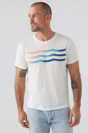 Gradient Wave Sunset Tee