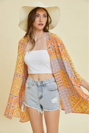 Heyson Orange Boho Kimono - PREORDER