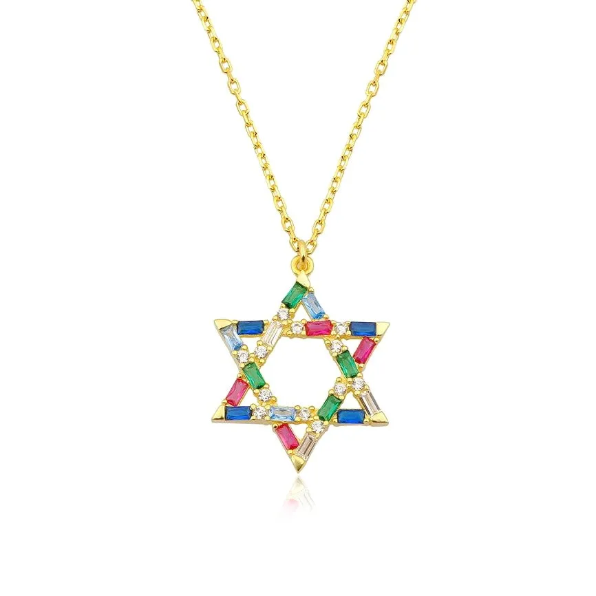 Large Nessa Magen David Necklace