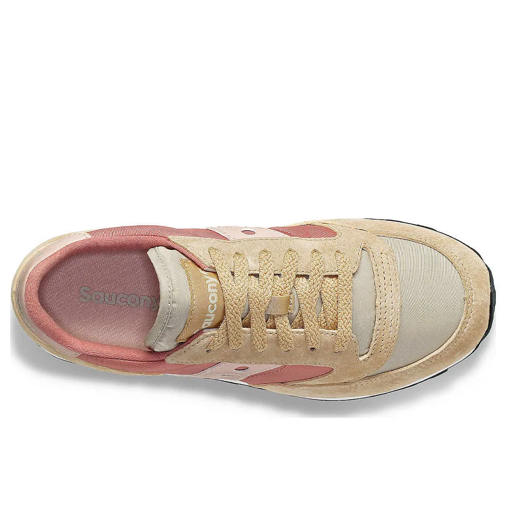 Scarpe Donna Saucony Sneakers Jazz Triple Beige - Red