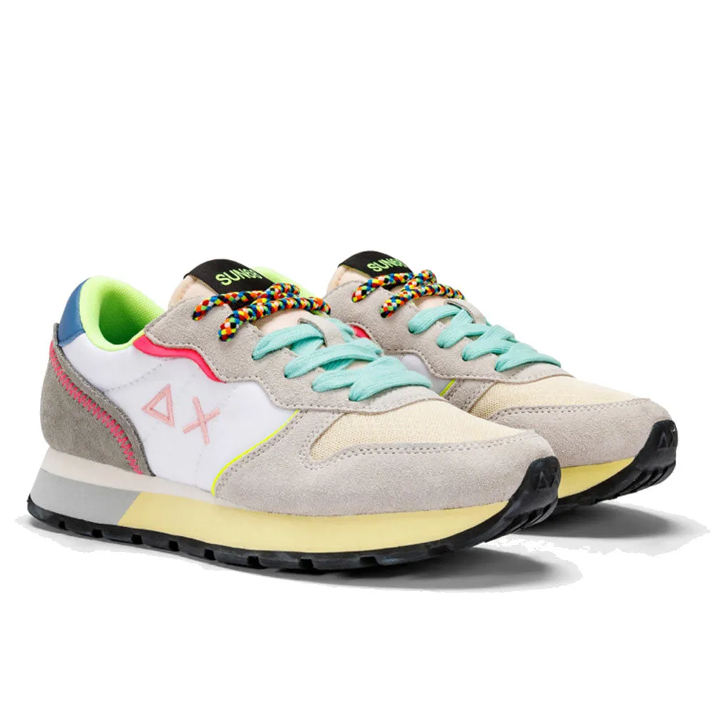 Scarpe Donna Sun68 Sneakers Ally Color Explosion Bianco