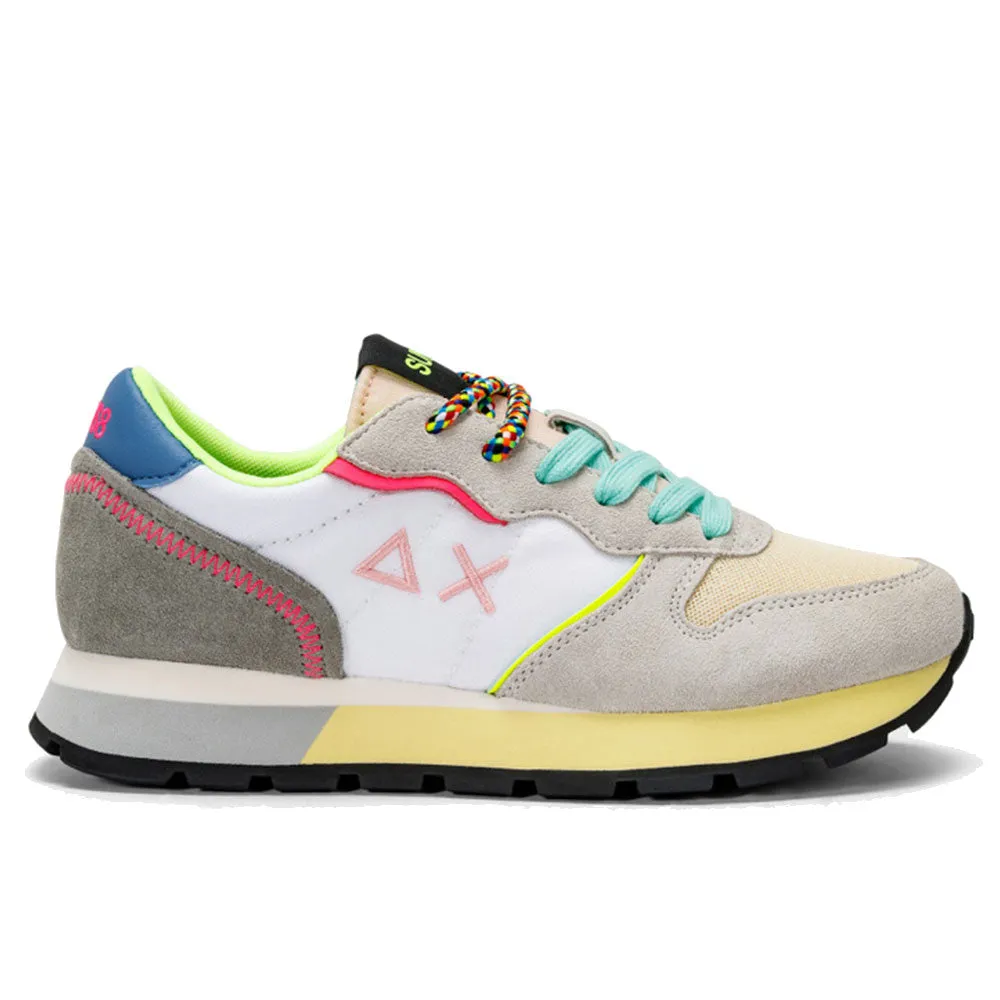 Scarpe Donna Sun68 Sneakers Ally Color Explosion Bianco