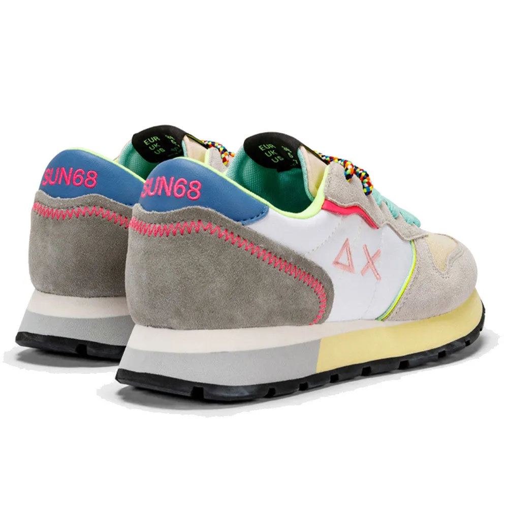 Scarpe Donna Sun68 Sneakers Ally Color Explosion Bianco