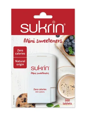 Sukrin Mini Sweeteners, 300 stk